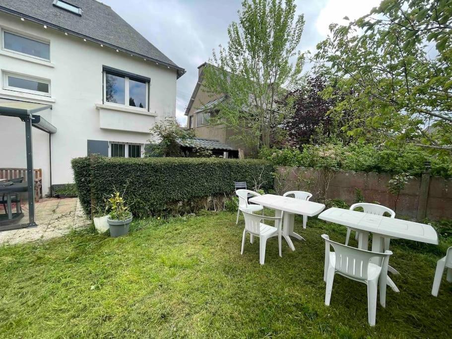 Maison Spacieuse Avec Jardin Et Salle De Sport Saint-Brieuc Eksteriør billede